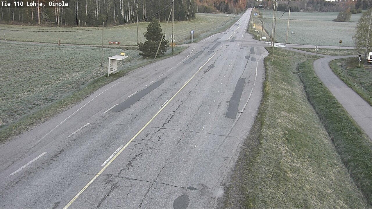 Weather Camera Image Road 110 Lohja, Oinola, Lohja, Uusimaa