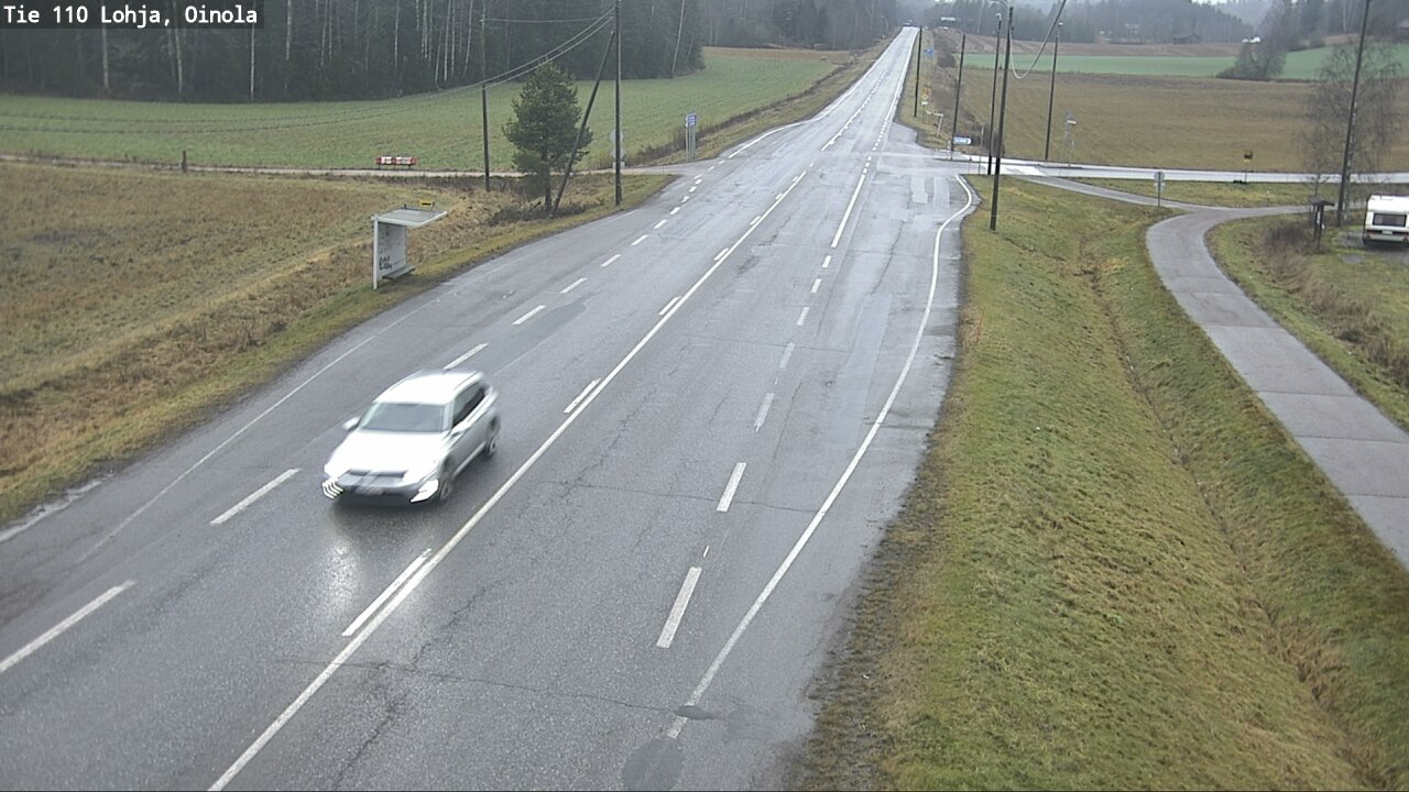 Weather Camera Image Väg 110 Lojo, Oinola, Lohja, Uusimaa