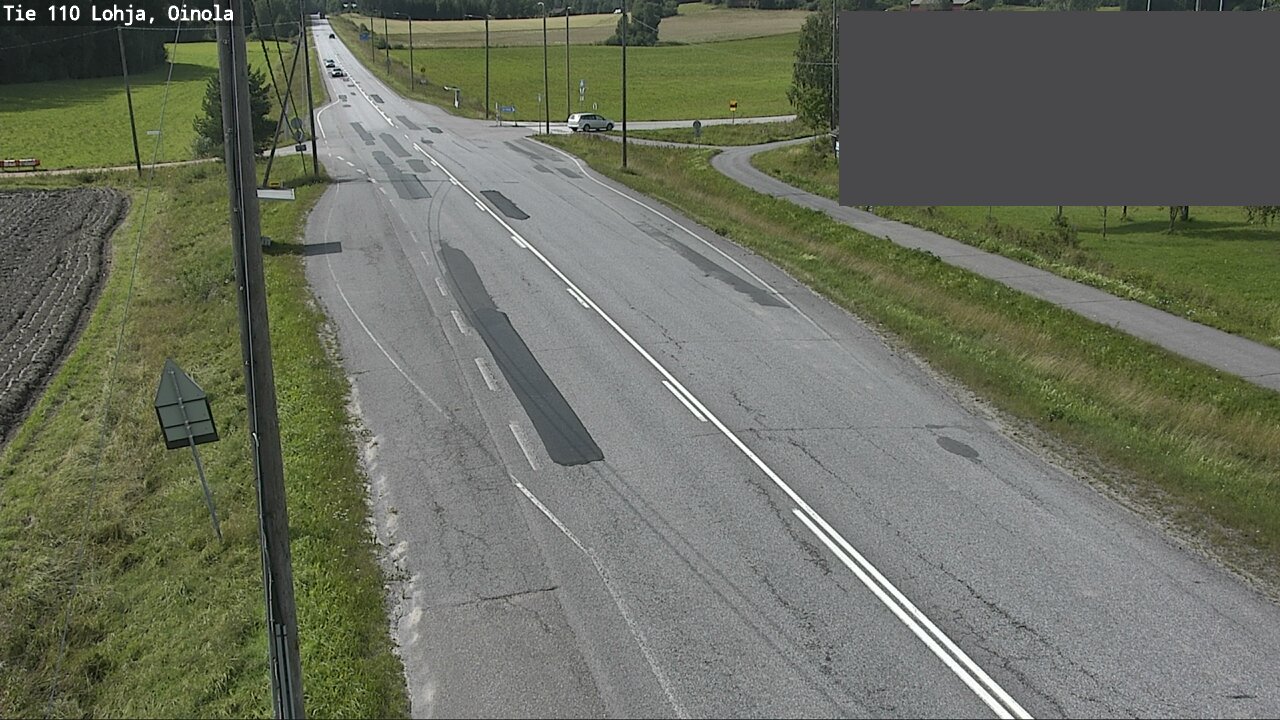 Weather Camera Image Väg 110 Lojo, Oinola, Lohja, Uusimaa