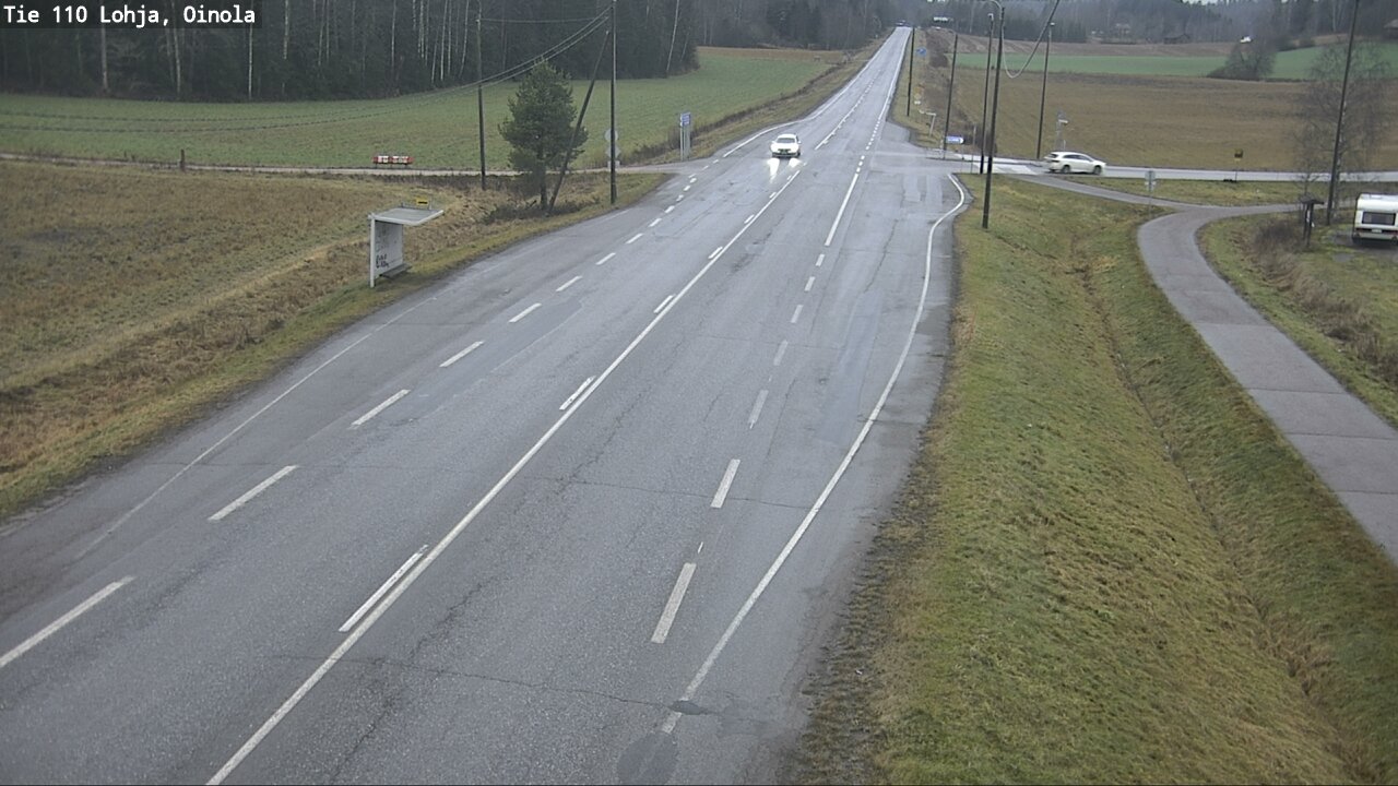 Weather Camera Image Väg 110 Lojo, Oinola, Lohja, Uusimaa