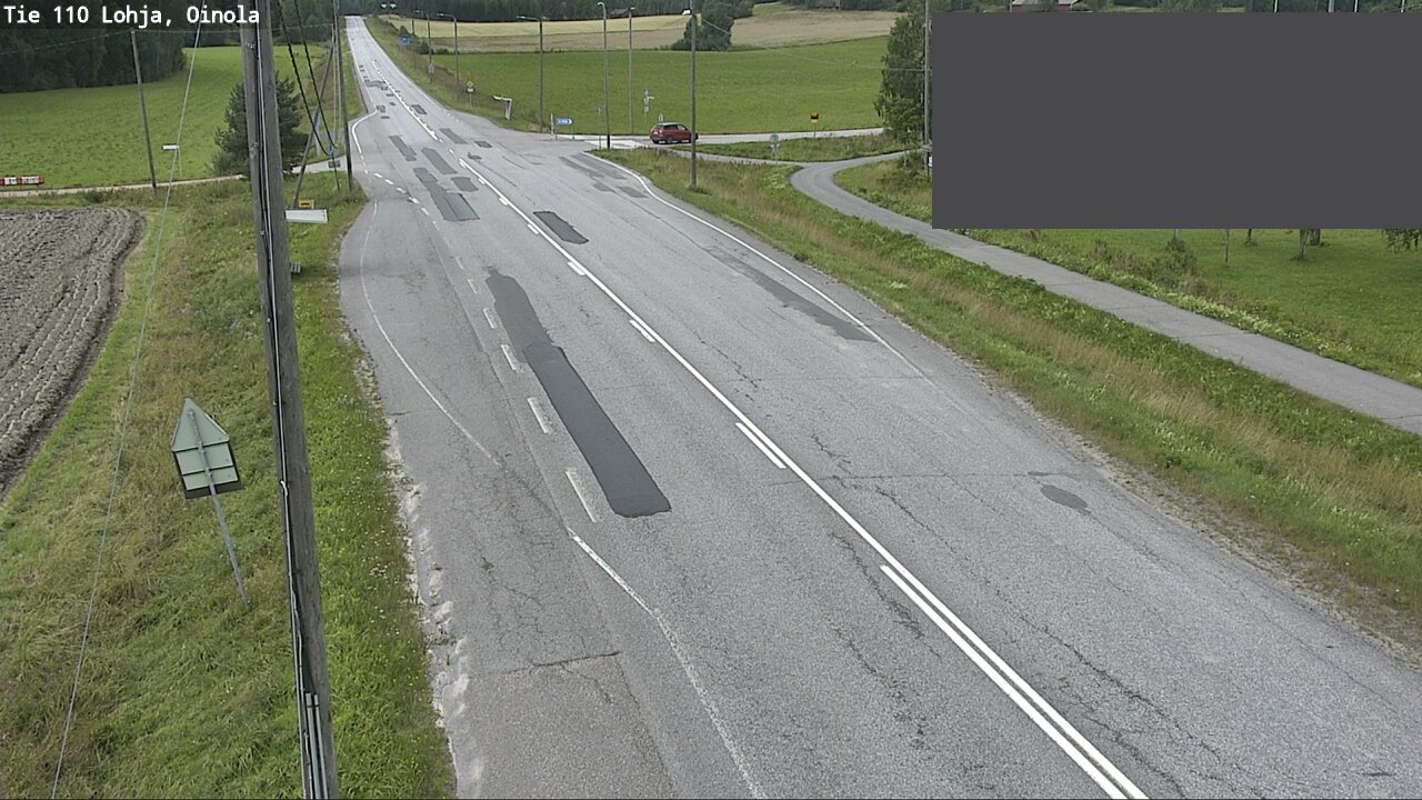 Weather Camera Image Väg 110 Lojo, Oinola, Lohja, Uusimaa