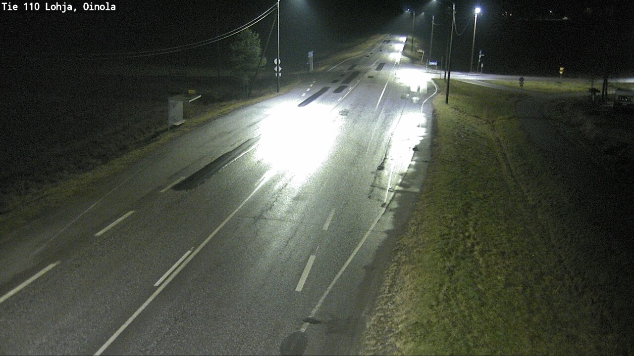 Weather Camera Image Väg 110 Lojo, Oinola, Lohja, Uusimaa