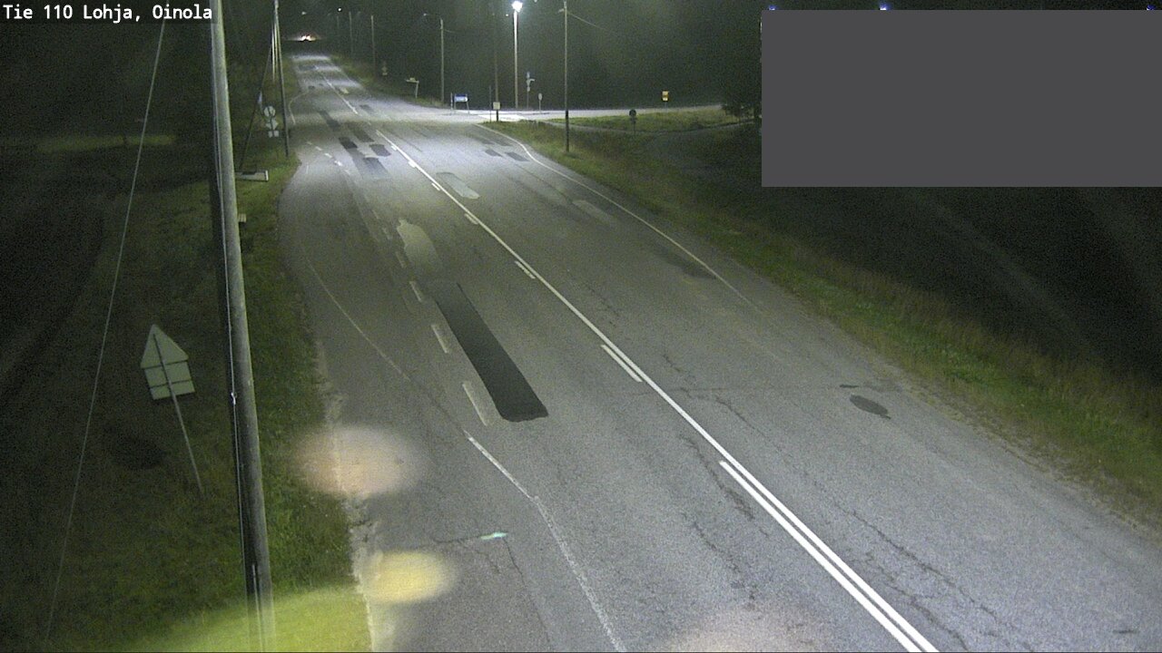Weather Camera Image Väg 110 Lojo, Oinola, Lohja, Uusimaa