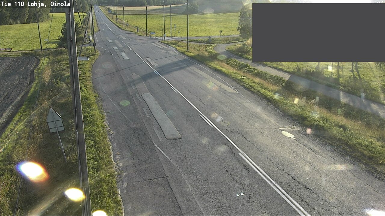 Weather Camera Image Väg 110 Lojo, Oinola, Lohja, Uusimaa