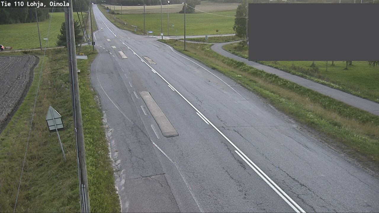Weather Camera Image Väg 110 Lojo, Oinola, Lohja, Uusimaa