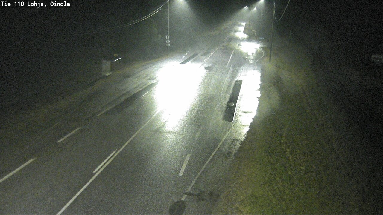 Weather Camera Image Väg 110 Lojo, Oinola, Lohja, Uusimaa