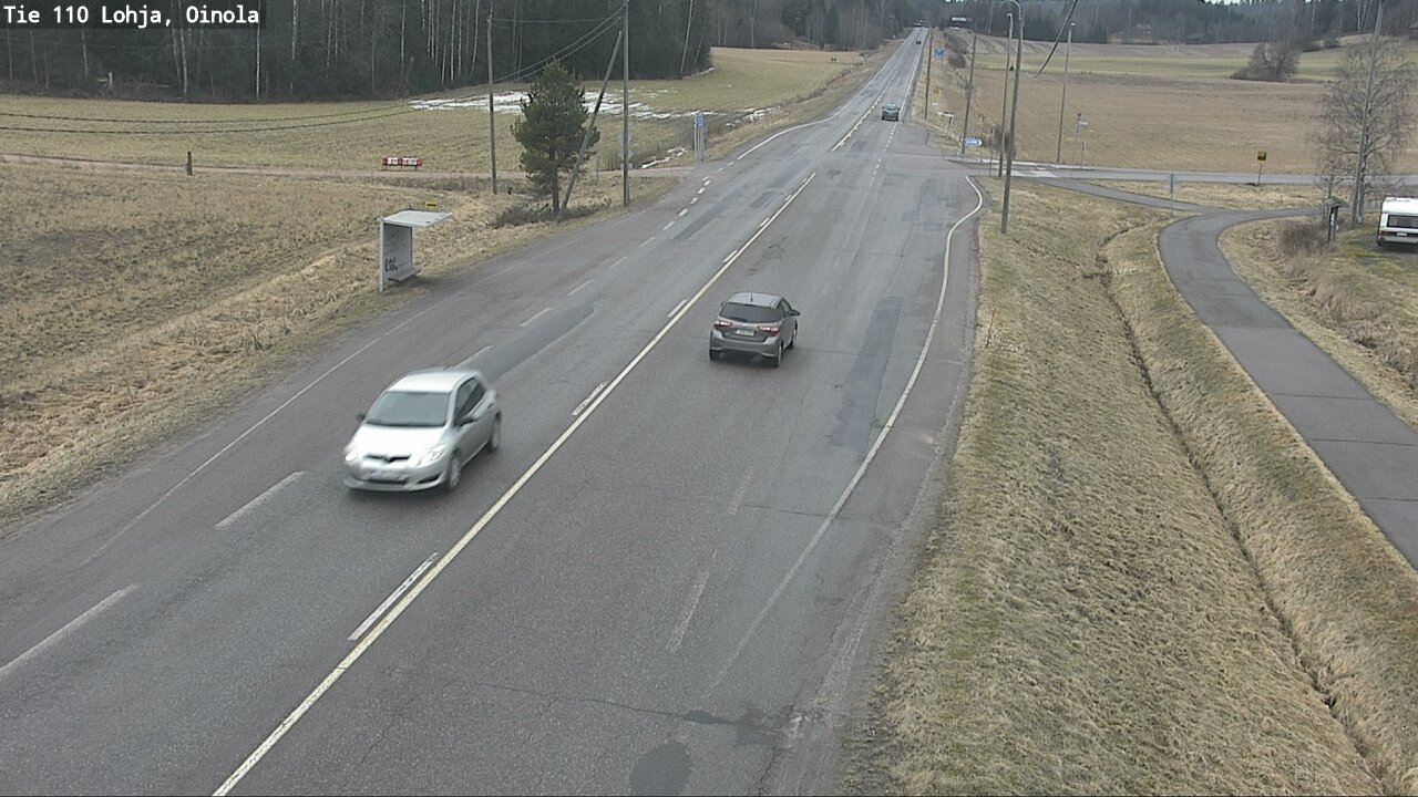 Weather Camera Image Road 110 Lohja, Oinola, Lohja, Uusimaa