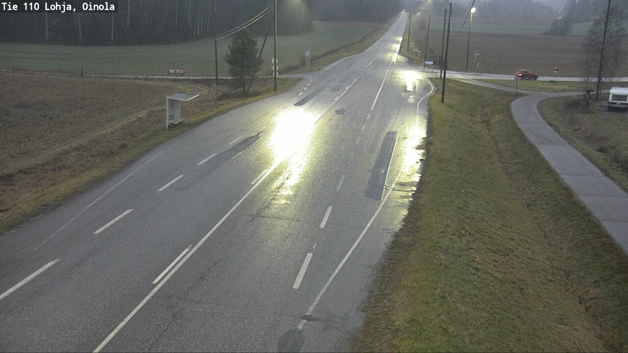 Weather Camera Image Väg 110 Lojo, Oinola, Lohja, Uusimaa
