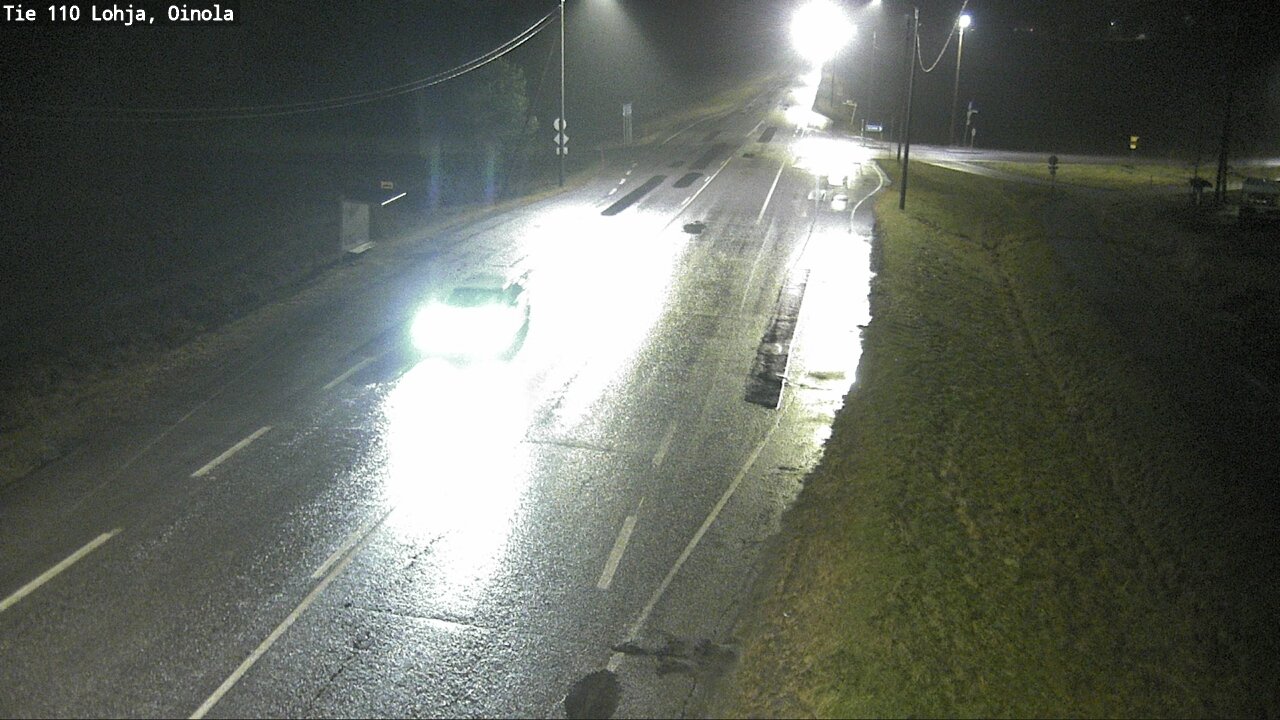 Weather Camera Image Väg 110 Lojo, Oinola, Lohja, Uusimaa