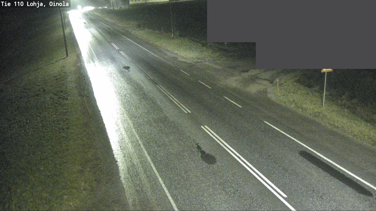 Weather Camera Image Road 110 Lohja, Oinola, Lohja, Uusimaa