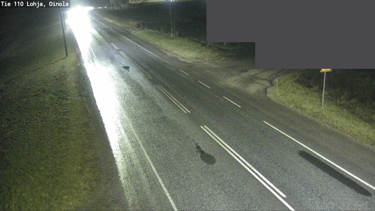 Weather Camera Image Road 110 Lohja, Oinola, Lohja, Uusimaa