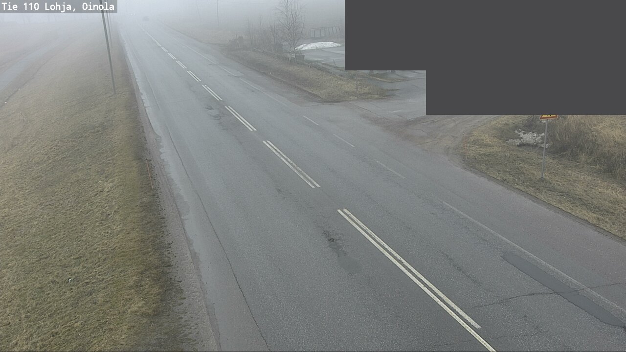 Weather Camera Image Road 110 Lohja, Oinola, Lohja, Uusimaa