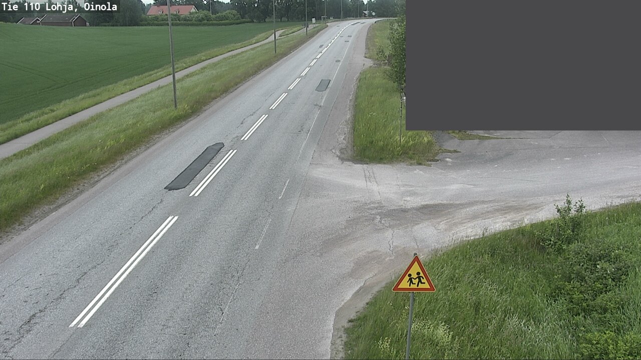 Weather Camera Image Väg 110 Lojo, Oinola, Lohja, Uusimaa