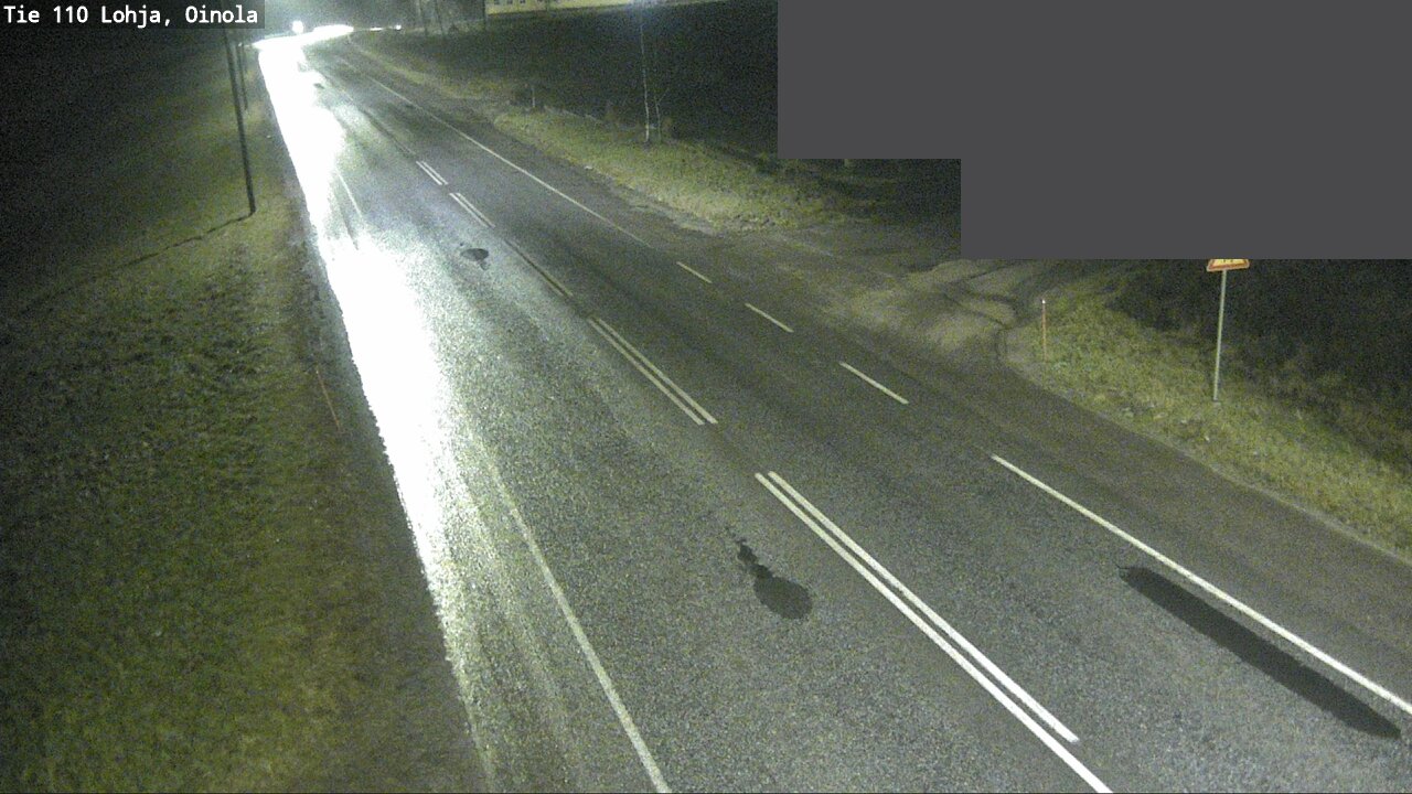 Weather Camera Image Road 110 Lohja, Oinola, Lohja, Uusimaa