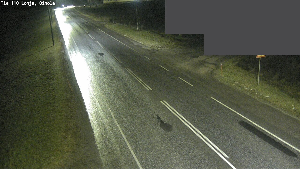 Weather Camera Image Road 110 Lohja, Oinola, Lohja, Uusimaa