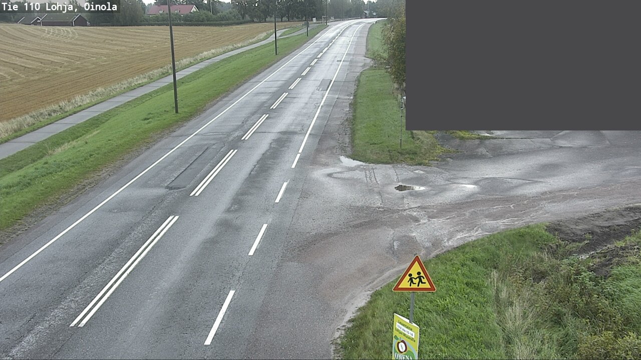 Weather Camera Image Väg 110 Lojo, Oinola, Lohja, Uusimaa