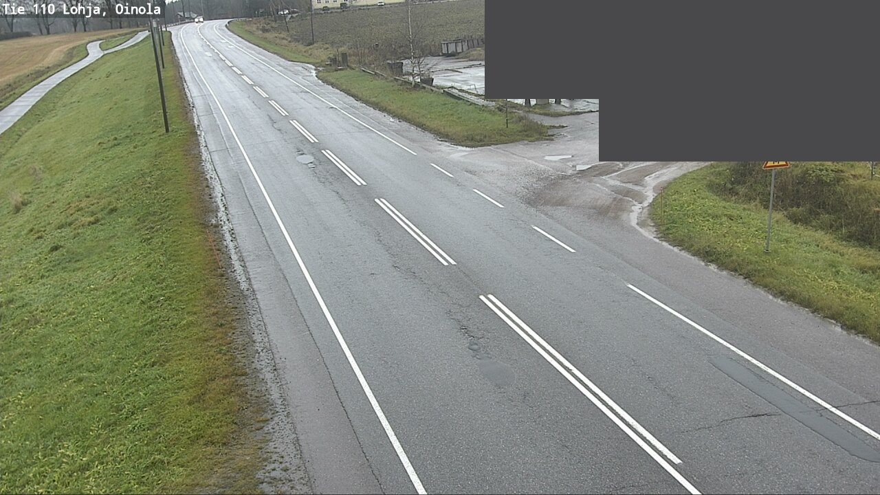 Weather Camera Image Väg 110 Lojo, Oinola, Lohja, Uusimaa