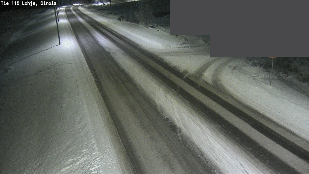 Weather Camera Image Road 110 Lohja, Oinola, Lohja, Uusimaa