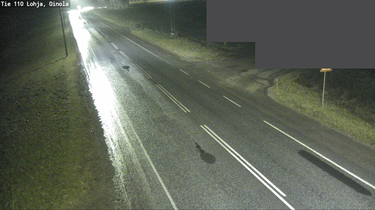 Weather Camera Image Road 110 Lohja, Oinola, Lohja, Uusimaa