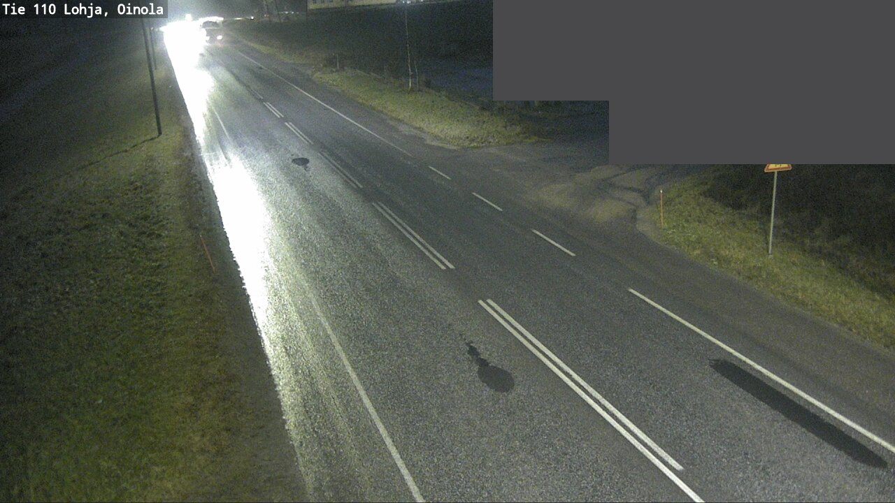 Weather Camera Image Road 110 Lohja, Oinola, Lohja, Uusimaa