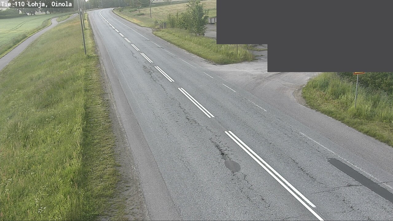 Weather Camera Image Road 110 Lohja, Oinola, Lohja, Uusimaa