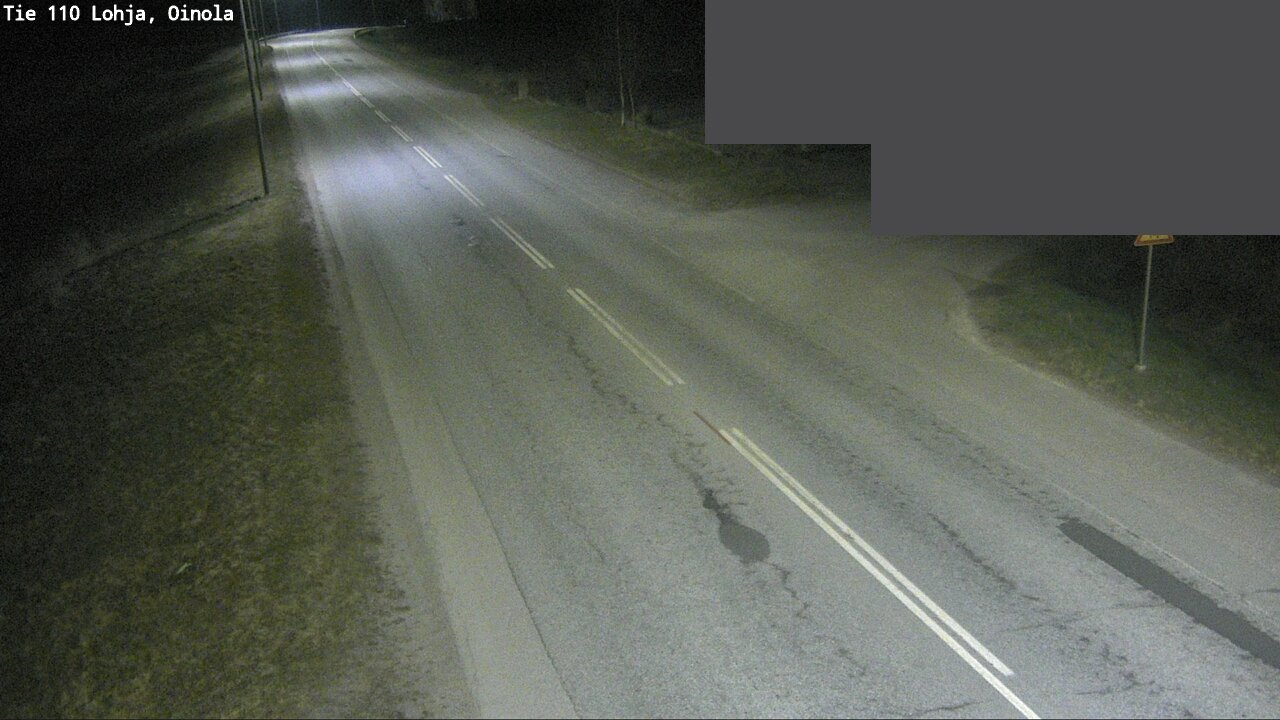 Weather Camera Image Road 110 Lohja, Oinola, Lohja, Uusimaa