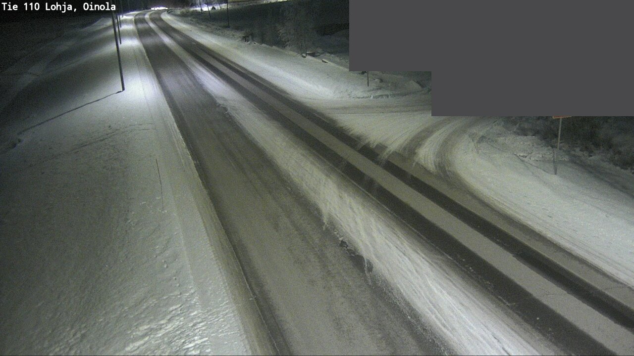 Weather Camera Image Road 110 Lohja, Oinola, Lohja, Uusimaa