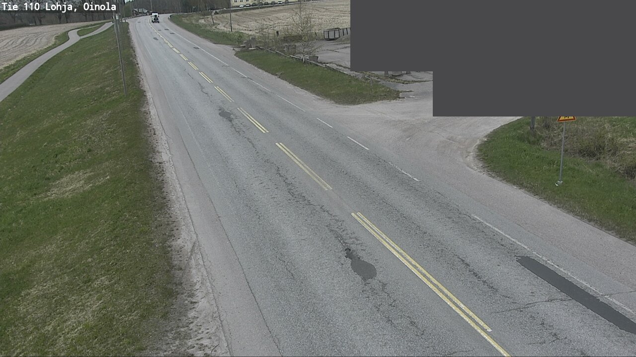 Weather Camera Image Väg 110 Lojo, Oinola, Lohja, Uusimaa