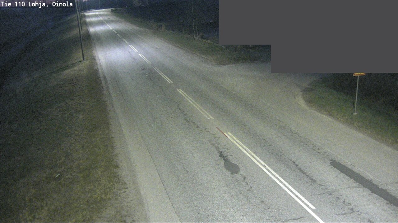 Weather Camera Image Road 110 Lohja, Oinola, Lohja, Uusimaa