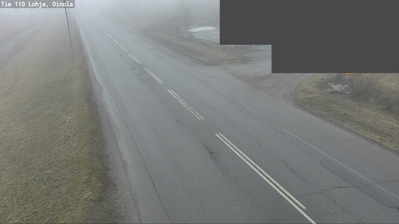 Weather Camera Image Road 110 Lohja, Oinola, Lohja, Uusimaa