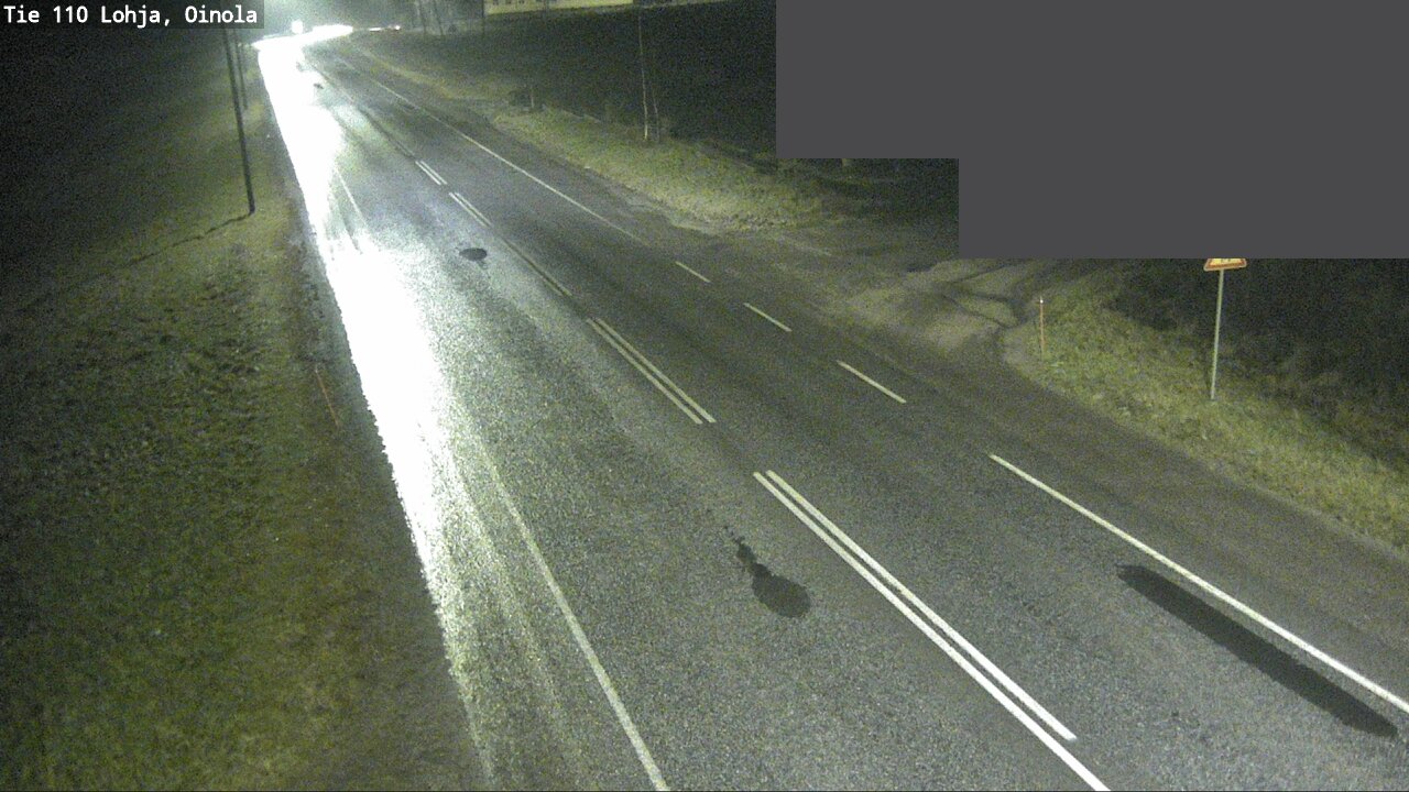 Weather Camera Image Road 110 Lohja, Oinola, Lohja, Uusimaa