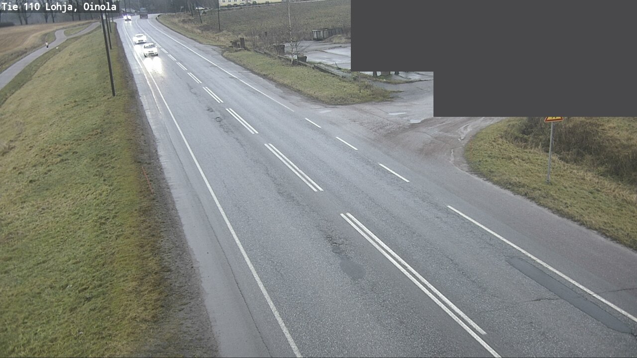 Weather Camera Image Väg 110 Lojo, Oinola, Lohja, Uusimaa