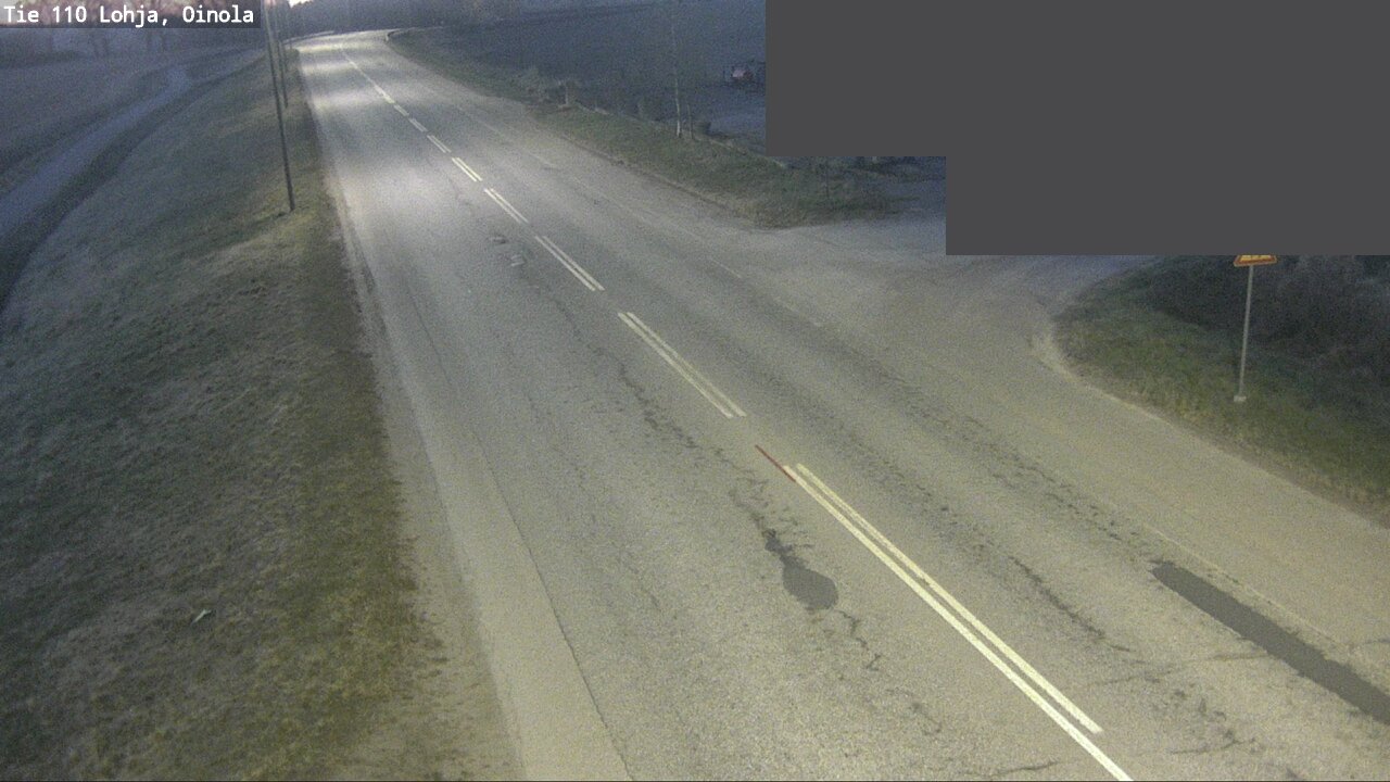 Weather Camera Image Road 110 Lohja, Oinola, Lohja, Uusimaa