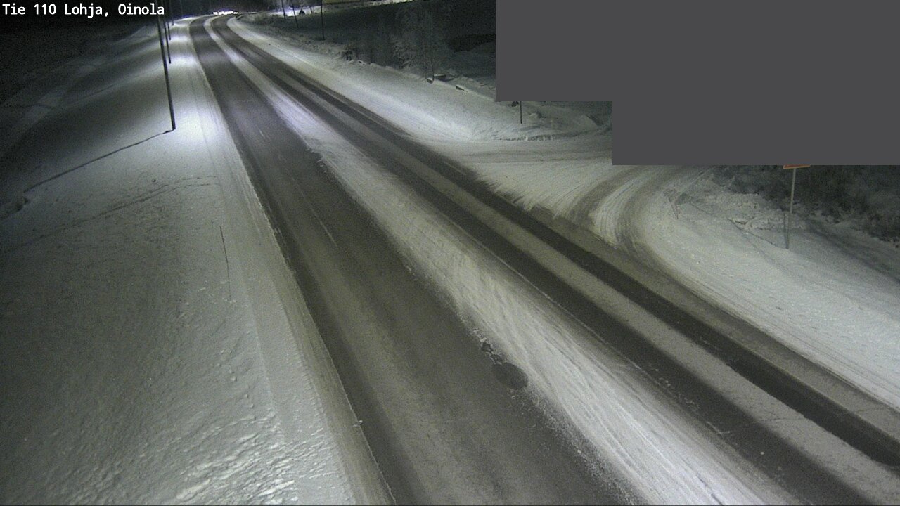 Weather Camera Image Road 110 Lohja, Oinola, Lohja, Uusimaa
