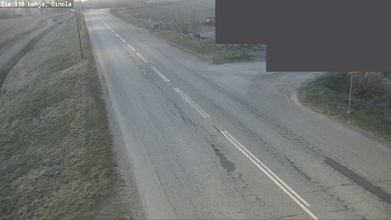 Weather Camera Image Road 110 Lohja, Oinola, Lohja, Uusimaa