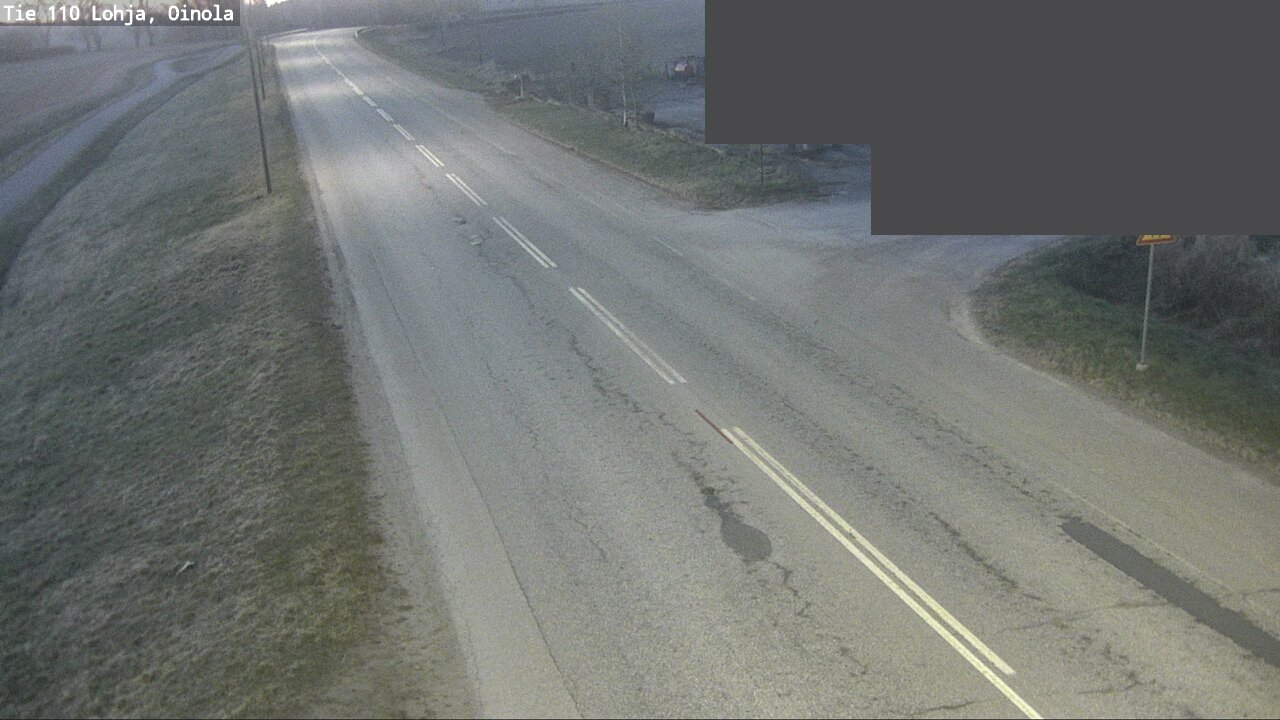 Weather Camera Image Road 110 Lohja, Oinola, Lohja, Uusimaa