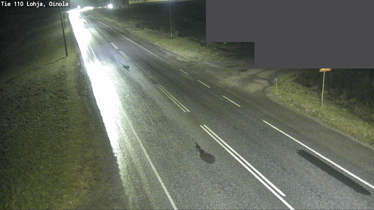 Weather Camera Image Road 110 Lohja, Oinola, Lohja, Uusimaa