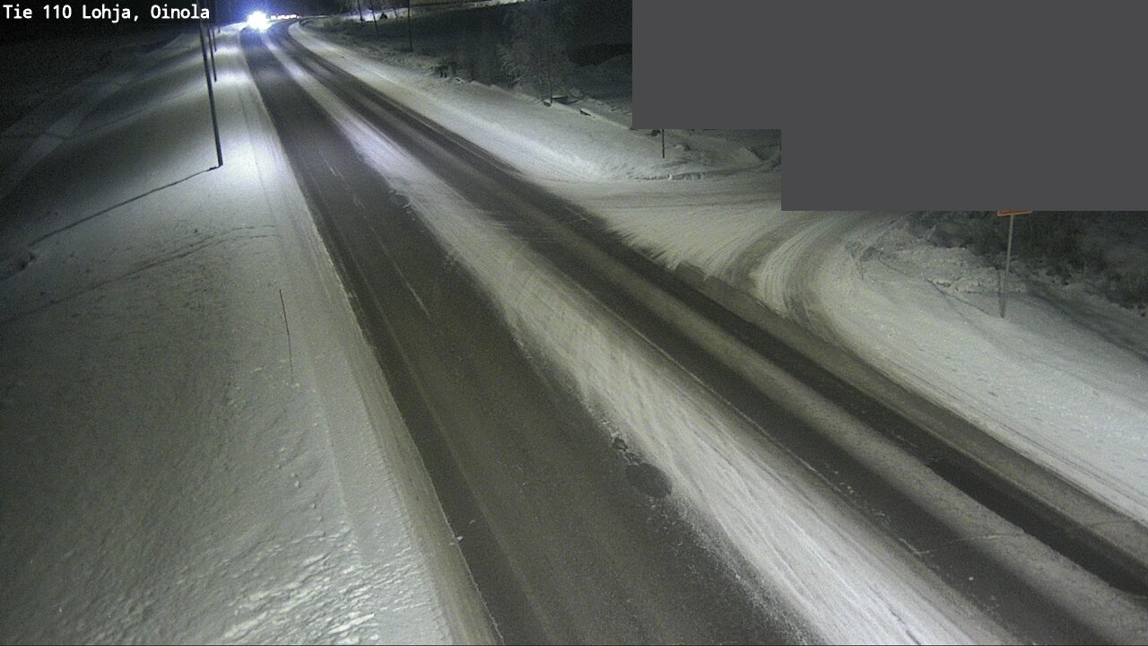 Weather Camera Image Road 110 Lohja, Oinola, Lohja, Uusimaa