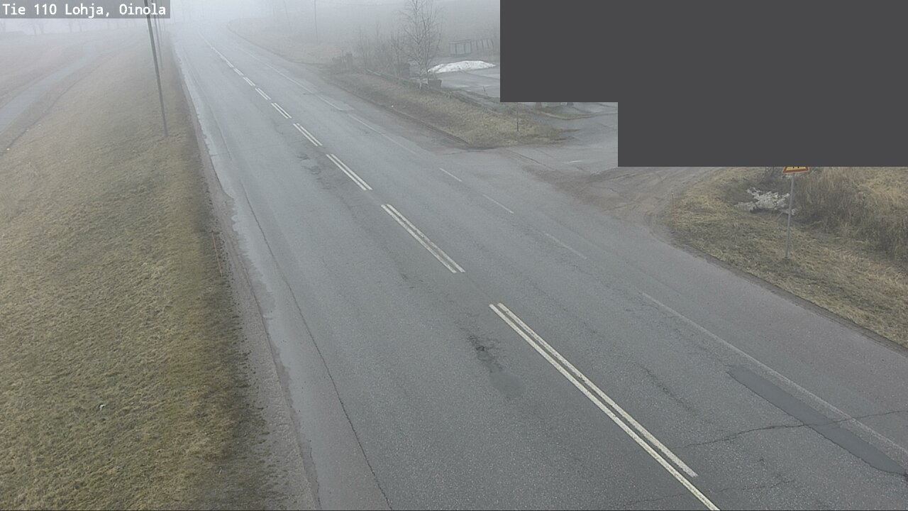 Weather Camera Image Road 110 Lohja, Oinola, Lohja, Uusimaa