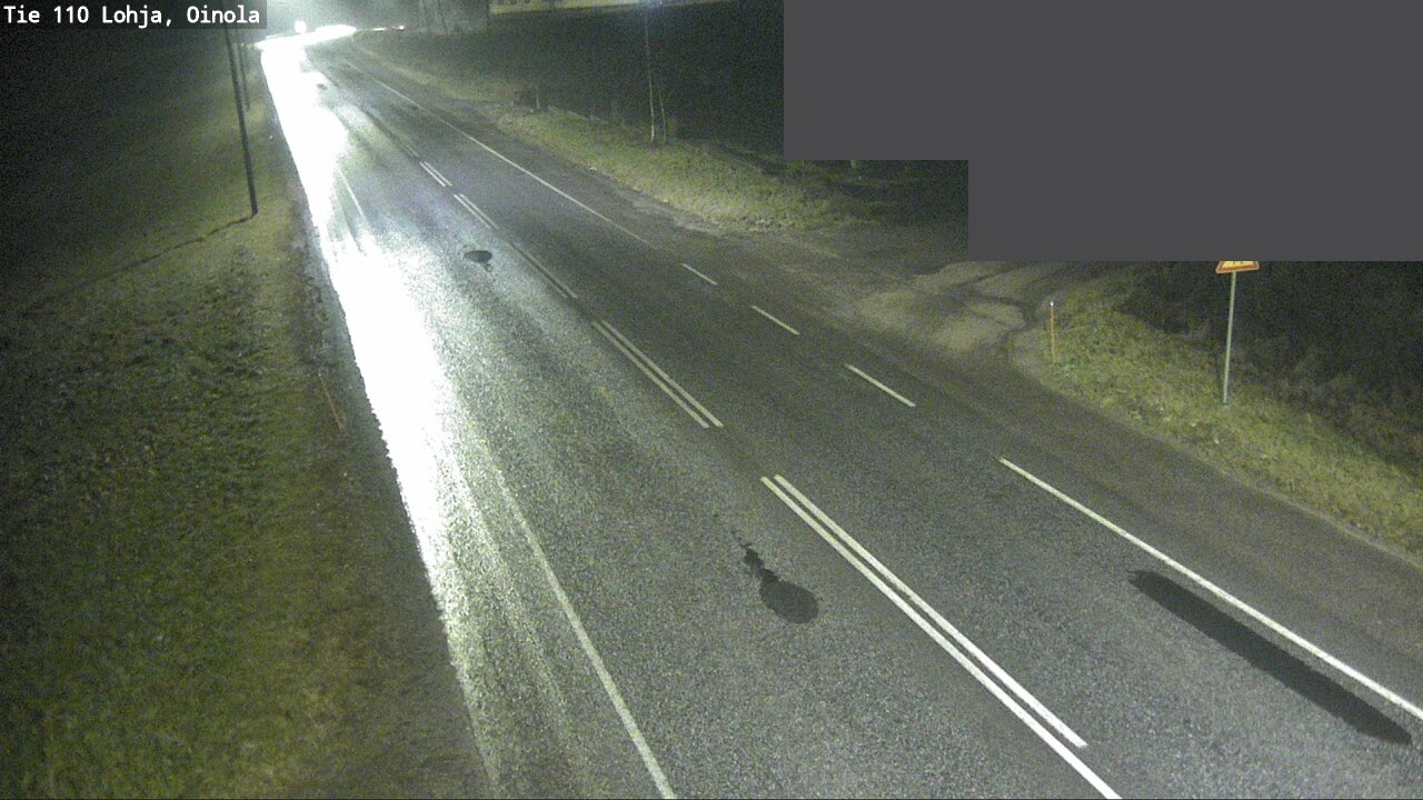 Weather Camera Image Road 110 Lohja, Oinola, Lohja, Uusimaa