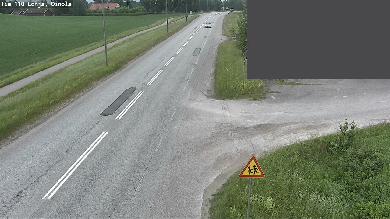 Weather Camera Image Väg 110 Lojo, Oinola, Lohja, Uusimaa