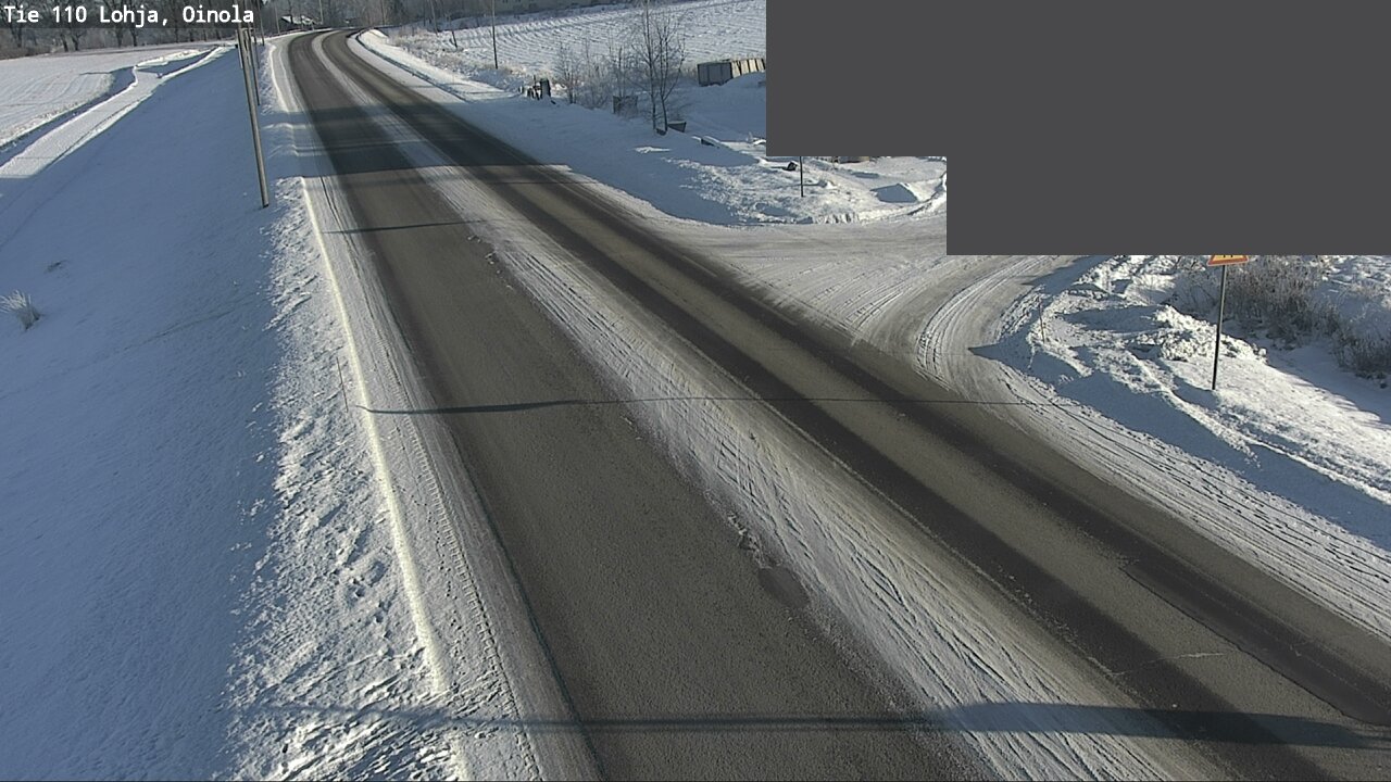 Weather Camera Image Road 110 Lohja, Oinola, Lohja, Uusimaa