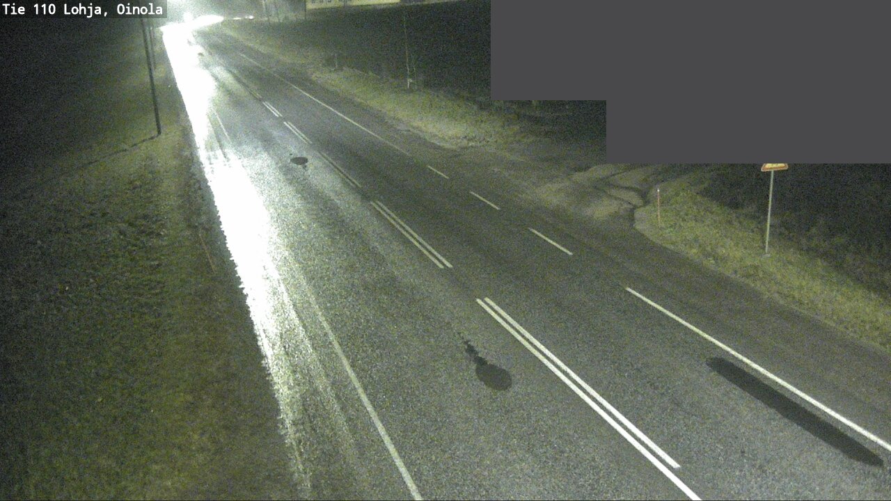 Weather Camera Image Road 110 Lohja, Oinola, Lohja, Uusimaa
