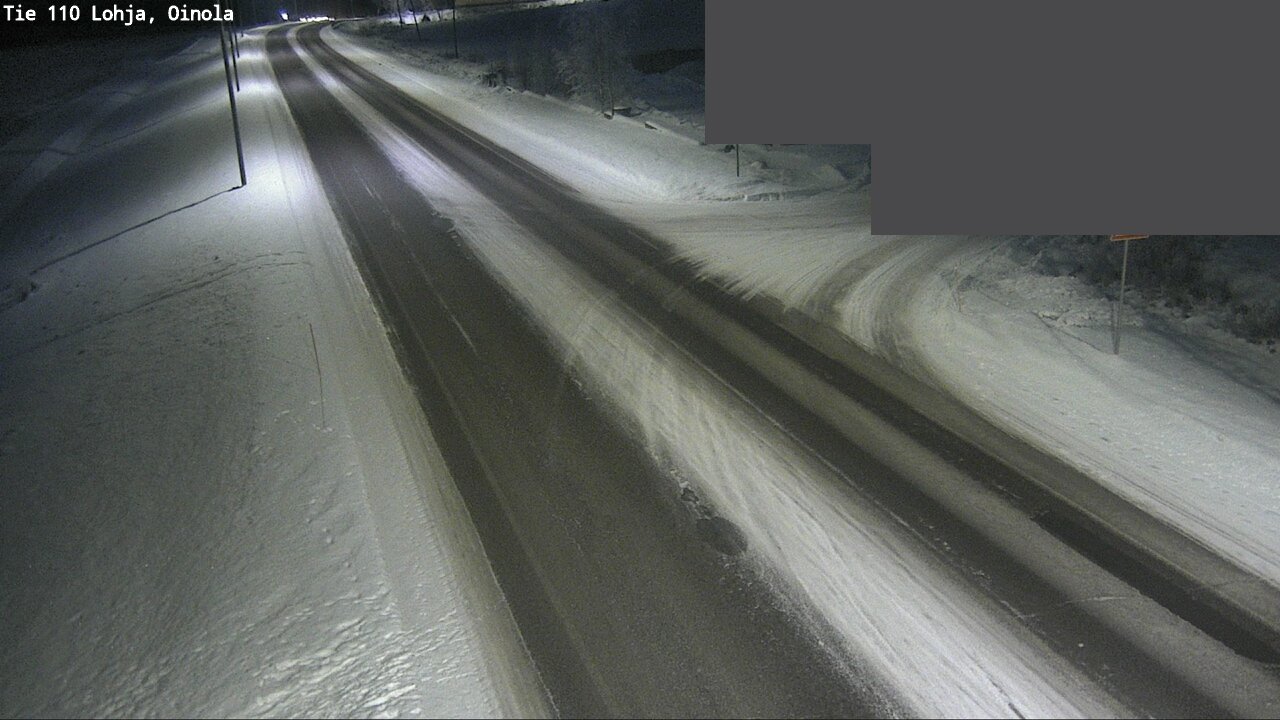 Weather Camera Image Road 110 Lohja, Oinola, Lohja, Uusimaa