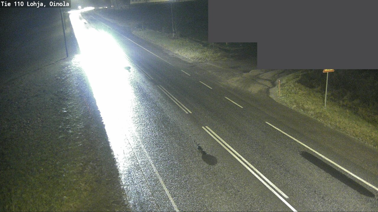 Weather Camera Image Road 110 Lohja, Oinola, Lohja, Uusimaa