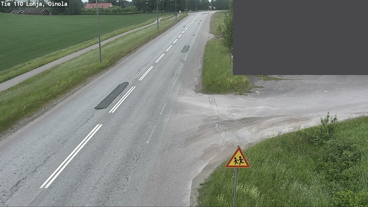 Weather Camera Image Väg 110 Lojo, Oinola, Lohja, Uusimaa