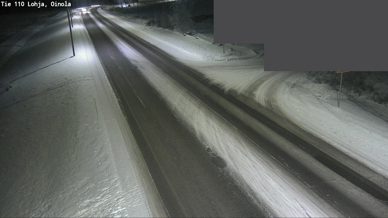 Weather Camera Image Road 110 Lohja, Oinola, Lohja, Uusimaa