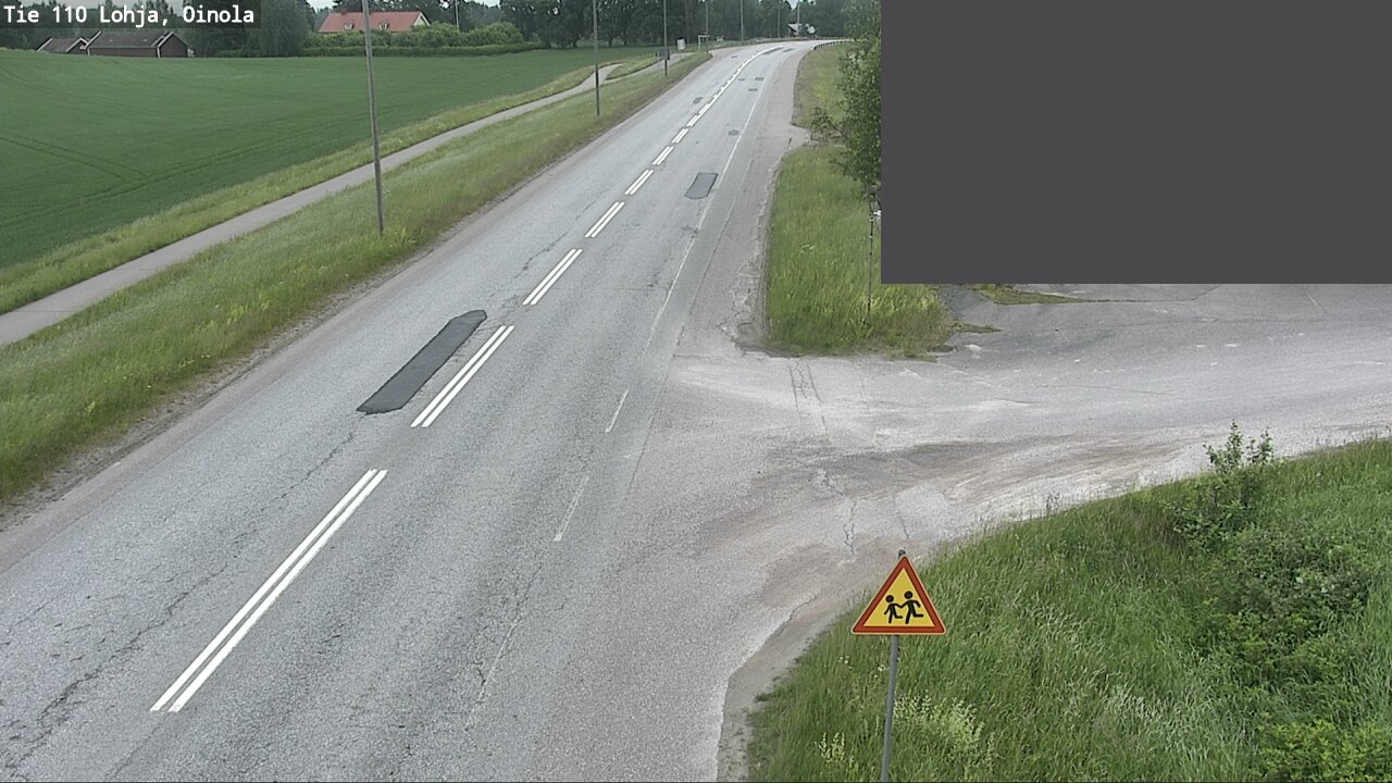 Weather Camera Image Väg 110 Lojo, Oinola, Lohja, Uusimaa