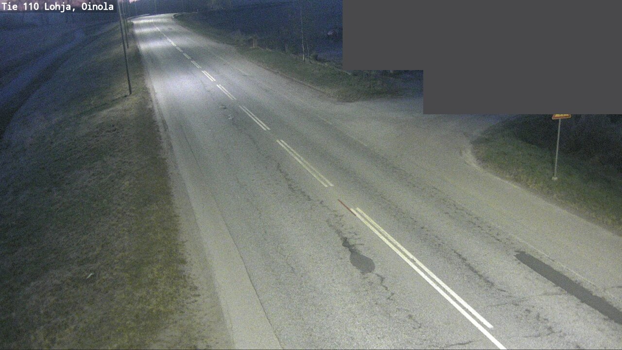 Weather Camera Image Road 110 Lohja, Oinola, Lohja, Uusimaa