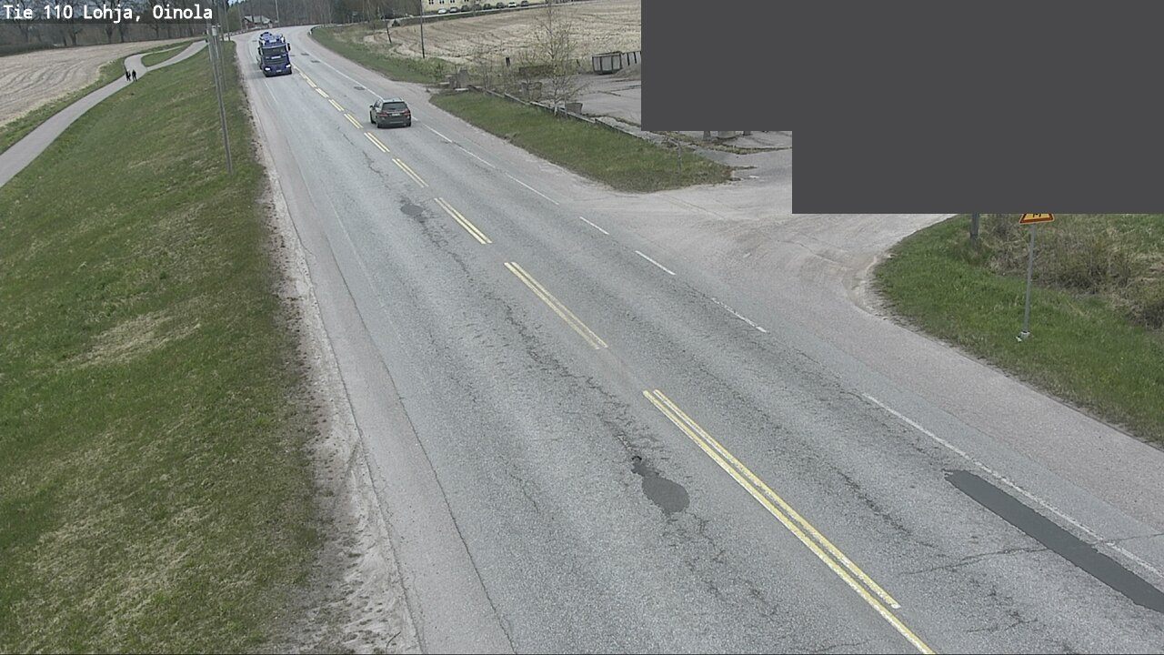 Weather Camera Image Road 110 Lohja, Oinola, Lohja, Uusimaa